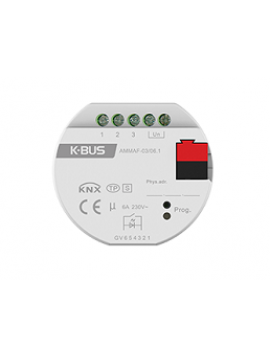 Multifunction recessed in/out KNX AMMAF-03/06.S