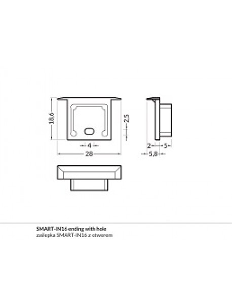 SMART-IN16 ending silver (2pcs)